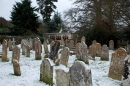 WInter churchyard