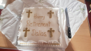 Dallas retirement cake